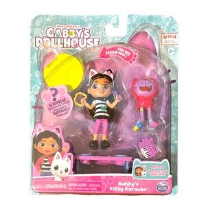 Gabby’s Dollhouse Kitty Karaoke Figure Girls Dream Works Netflix New